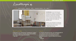 Desktop Screenshot of kunsttherapie.de