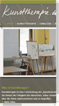 Mobile Screenshot of kunsttherapie.de